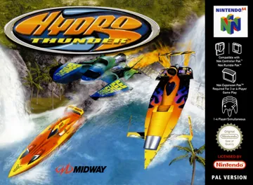 Hydro Thunder (Europe) box cover front